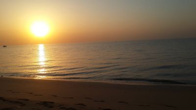 Sun Set on Red Sea El sokhna beach